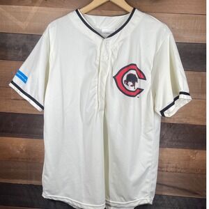Match-Up Baseball Jersey Buffalo Bisons Cream Black Trim Mens XL